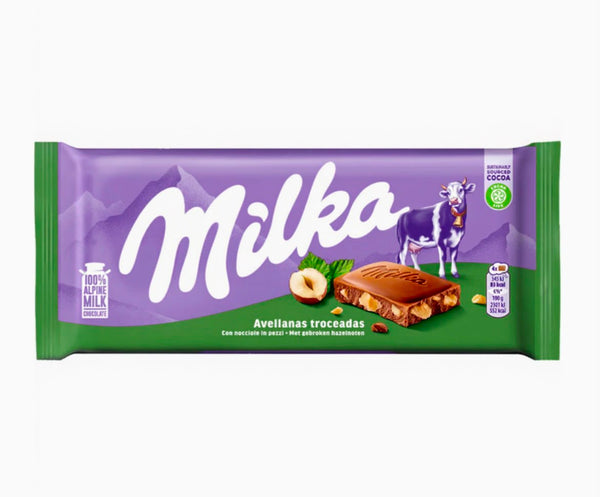 Milka with Broken Hazelnuts 100g