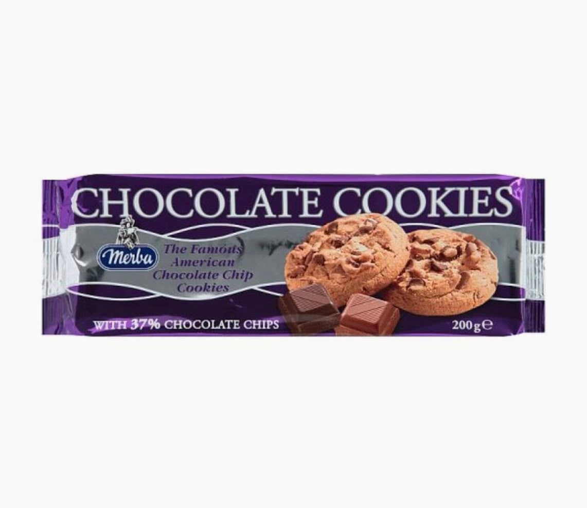Merba Chocolate Chip Cookies 200g